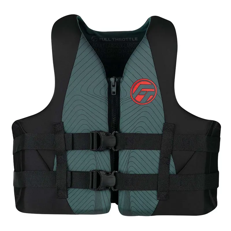 Full Throttle Adult Rapid-Dry Life Jacket - 2Xl/4Xl - Grey/Black [142100-701-080-22] 1