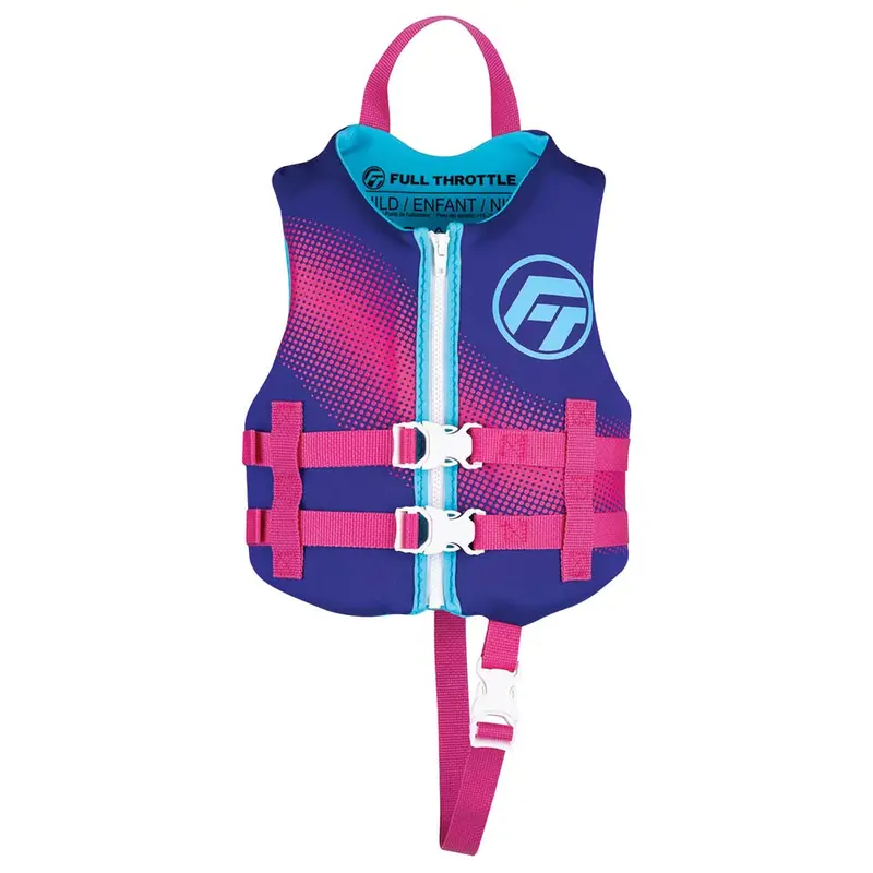 Full Throttle Child Rapid-Dry Life Jacket -Purple [142100-600-001-22] 1