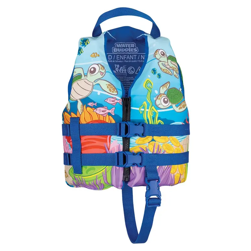 Full Throttle Water Buddies Vest - Child 30-50Lbs - Turtle [104300-500-001-17] 1