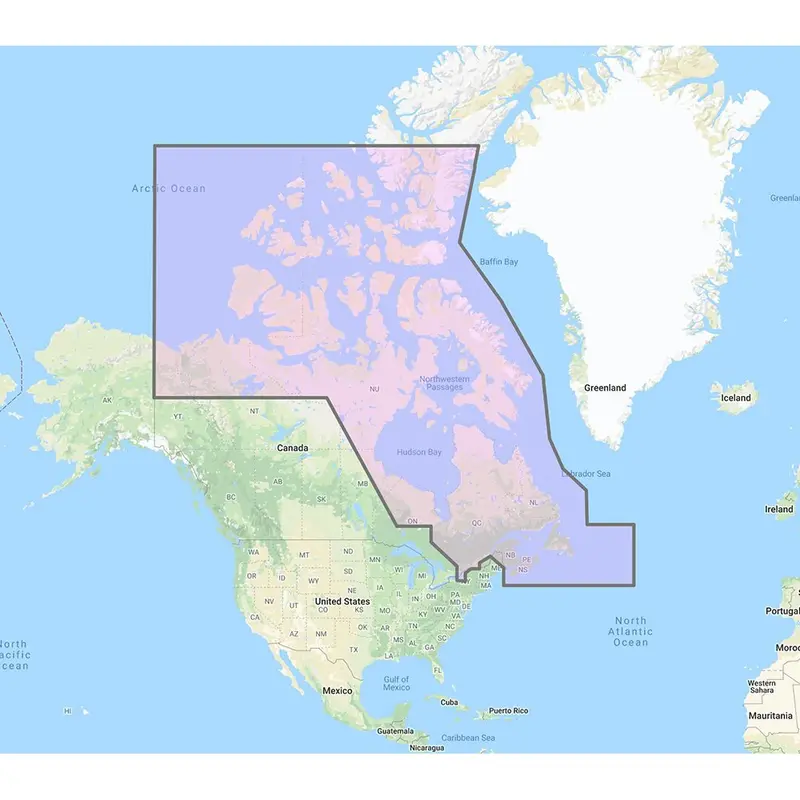 Furuno Canada North  East - Vector Charts, 3D Data  Standard Resolution Satellite Photos - Unlock Code [Mm3-Vna-021] 1