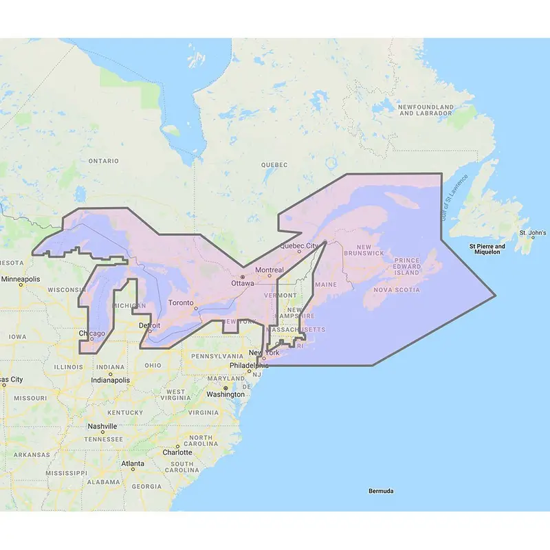 Furuno Great Lakes  Maritimes Vector Charts - 3D Data  Standard Resolution Satellite Photos - Unlock Code [Mm3-Vna-026] 1