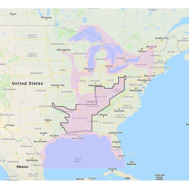 Furuno Gulf Of Mexico, Great Lakes  Rivers - Vector Chart  Standard Resolution Satellite Photos F/Part Of The Great Lakes - Unlock Code [Mm3-Vna-023] 1