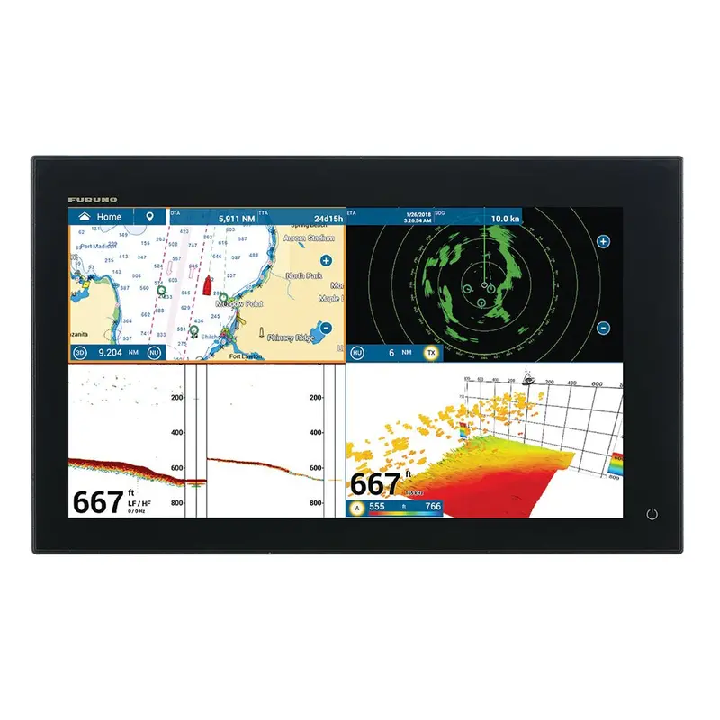 Furuno Navnet Tztouch3 19" Mfd W/1Kw Dual Channel Chirp Sounder [Tzt19f] 1