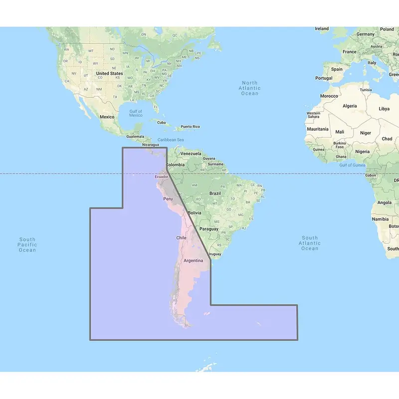 Furuno South America West Coast - Costa Rica To Chile To Falklands Vector Charts - Unlock Code [Mm3-Vsa-500] 1