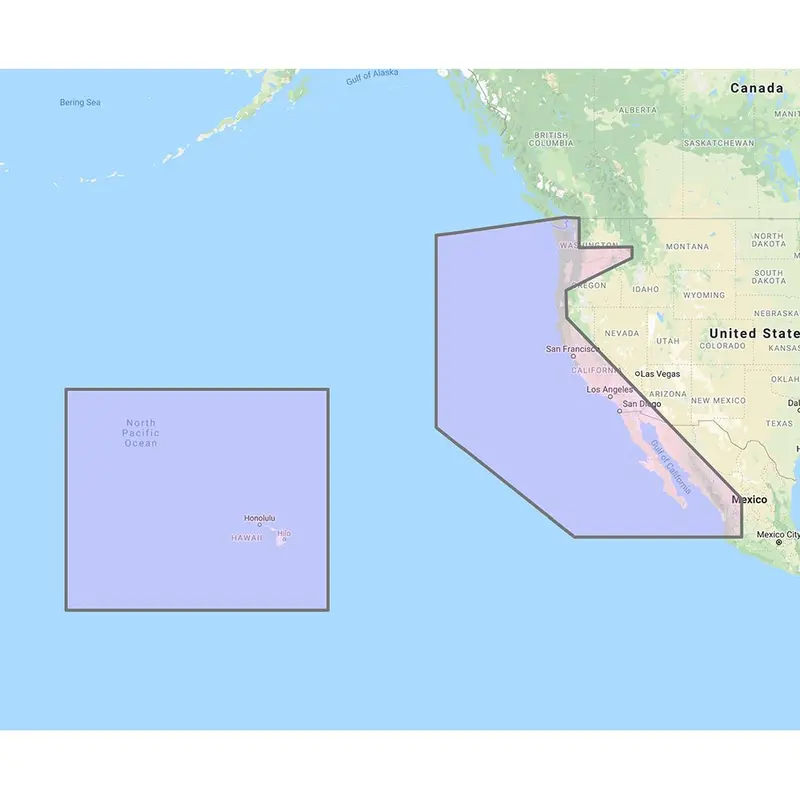 Furuno U.S. West Coast, Hawaii  Baja Mexico - Vector Chart, Standard Resolution Satellite Photos F/Baja Mexico - Unlock Code [Mm3-Vna-024] 1