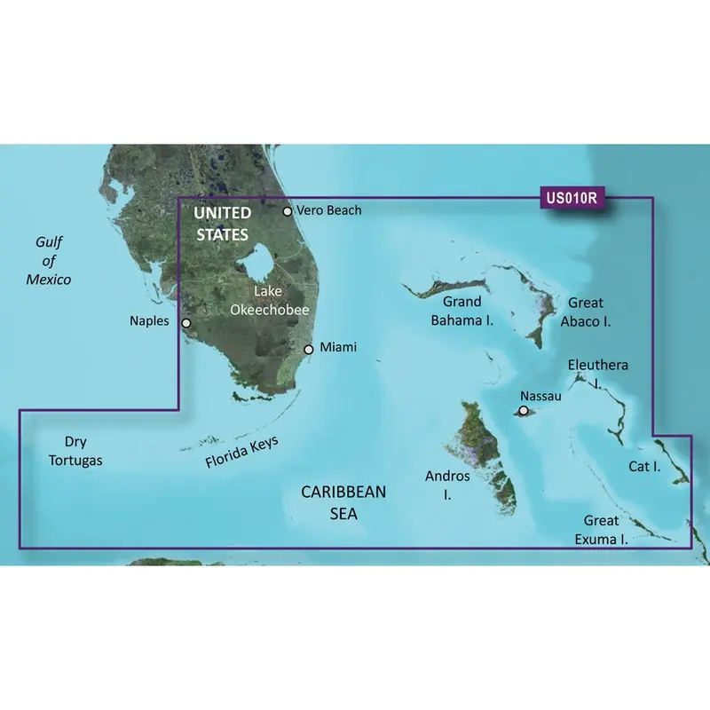 Garmin Bluechart G3 Vision Hd - Vus010r - Southeast Florida - Microsd/Sd [010-C0711-00] 1