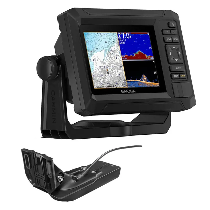 Garmin Echomap Uhd2 53Cv Chartplotter/Fishfinder Combo W/Us Inland Maps  Gt20-Tm [010-02590-51] 1