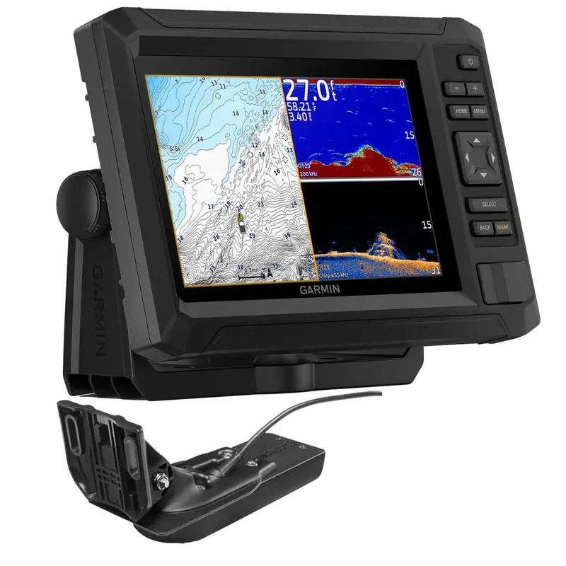 Garmin Echomap Uhd2 73Cv Chartplotter/Fishfinder Combo W/Us Inland Maps  Gt20-Tm [010-02594-51] 1