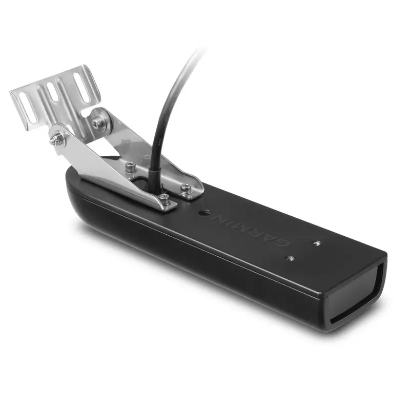 Garmin Gt21-Tm Transom Mount Transducer, Traditional 600W, 50/200Khz, Clearv Chirp 500W, 260  455Khz [010-01962-00] 1