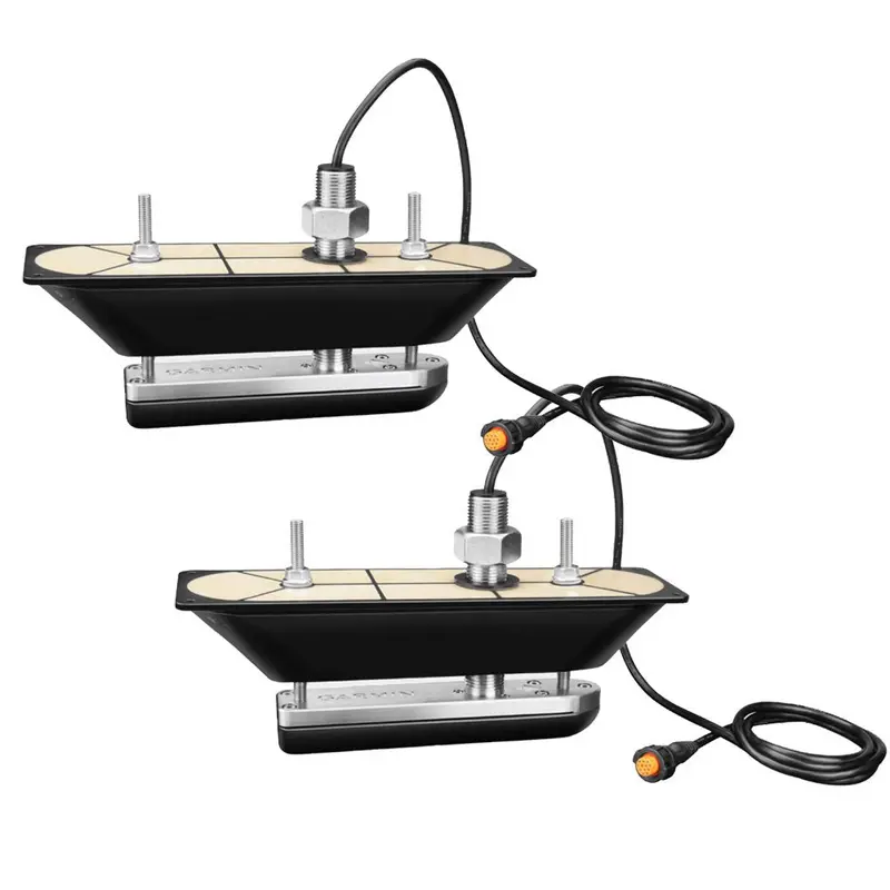 Garmin Gt30-Thp Ss Thru-Hull Pair Downvu/Sidevu Scanning Transducer W/Temp F/Hull Deadrises 5-25 [010-01961-11] 1
