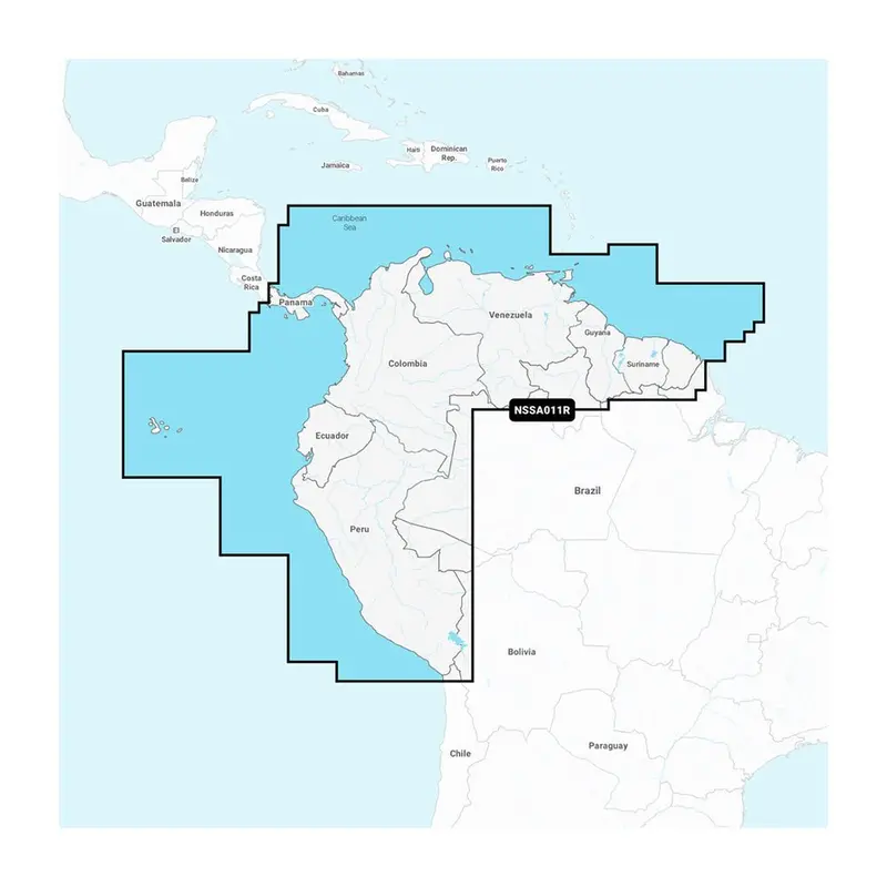Garmin Navionics+ Nssa011r South America (North) [010-C1452-20] 1