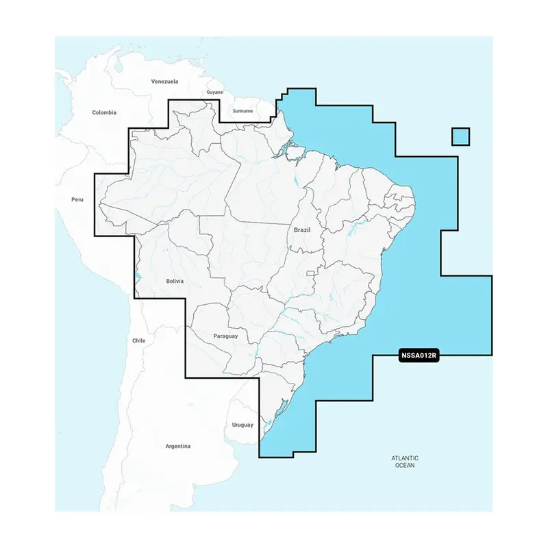 Garmin Navionics+ Nssa012r Brazil [010-C1453-20] 1