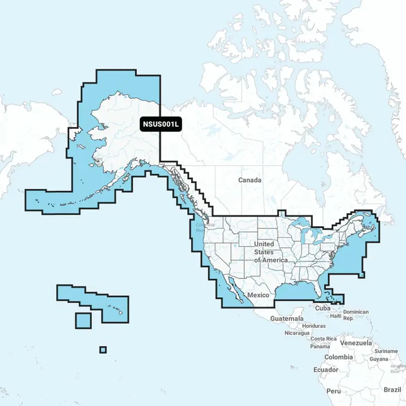 Garmin Navionics+ Nsus001l Us  Coastal Canada [010-C1287-20] 1