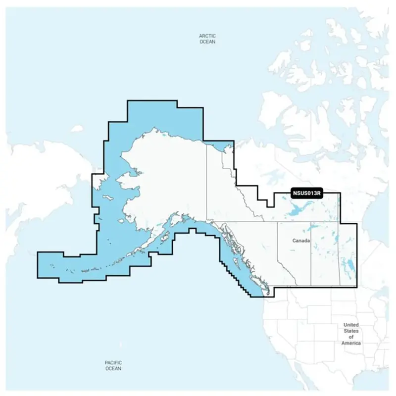 Garmin Navionics+ Nsus013r Canada, West  Alaska [010-C1485-20] 1