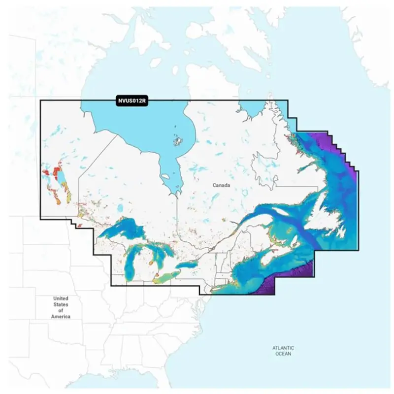 Garmin Navionics Vision+ Nvus012r Canada, East  Great Lakes [010-C1484-00] 1