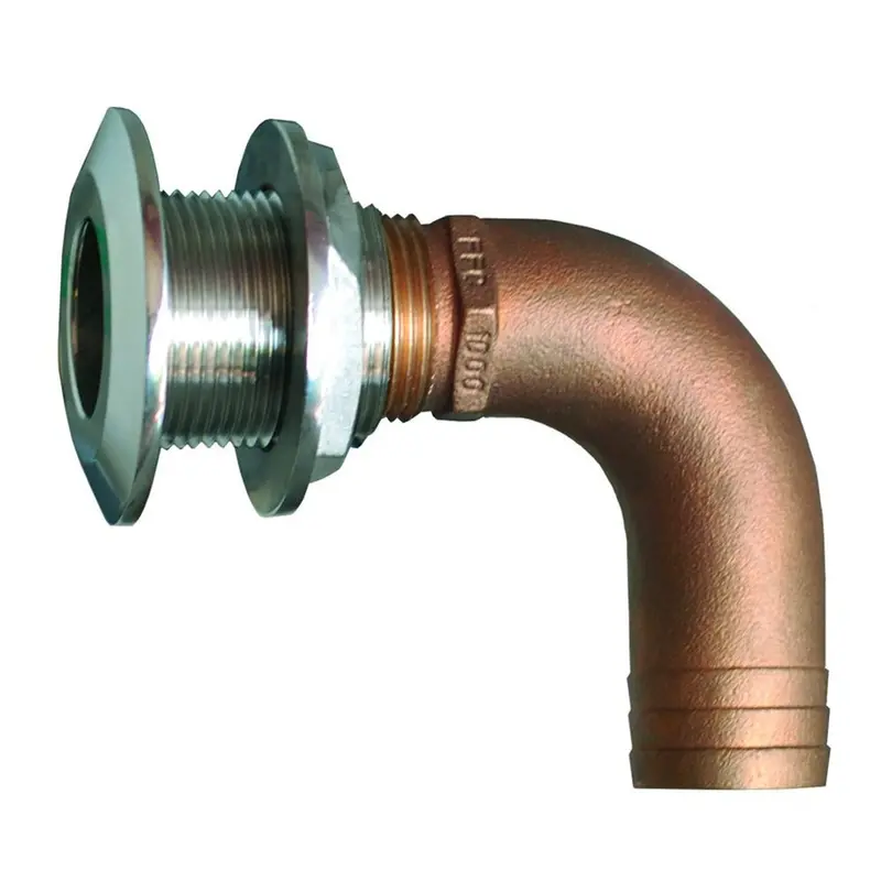Groco 1-1/4" 90 Degree Hose Thru-Hull Fitting  [Hthc-1250-S] 1