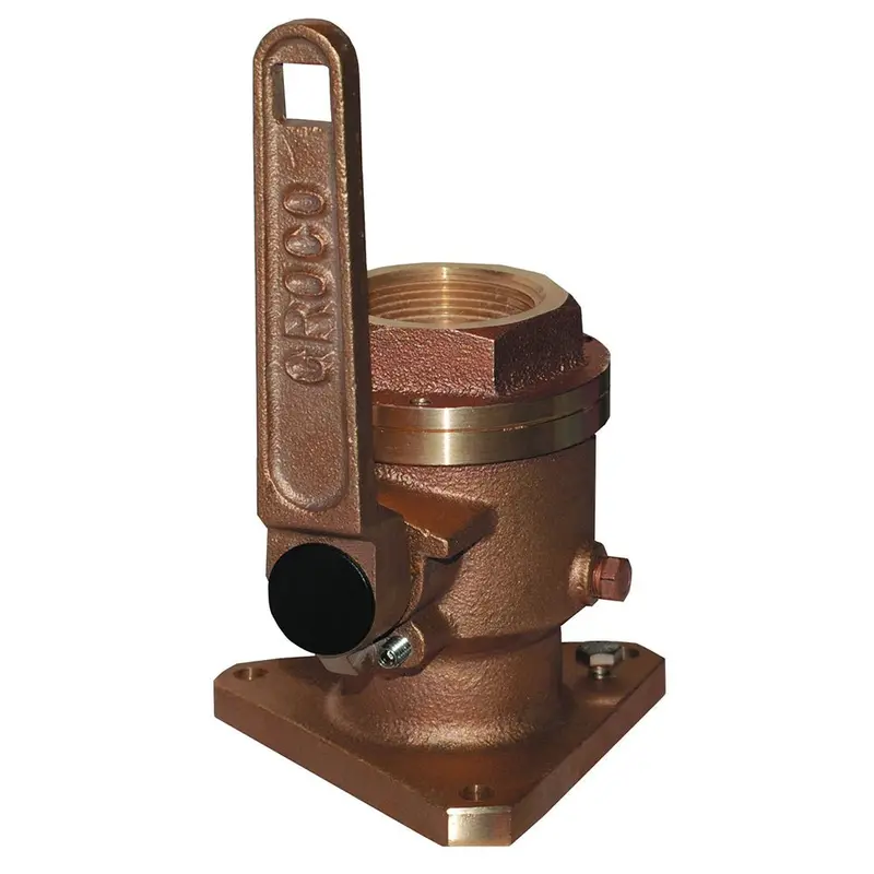 Groco 1-1/4" Bronze Flanged Full Flow Seacock [Bv-1250] 1