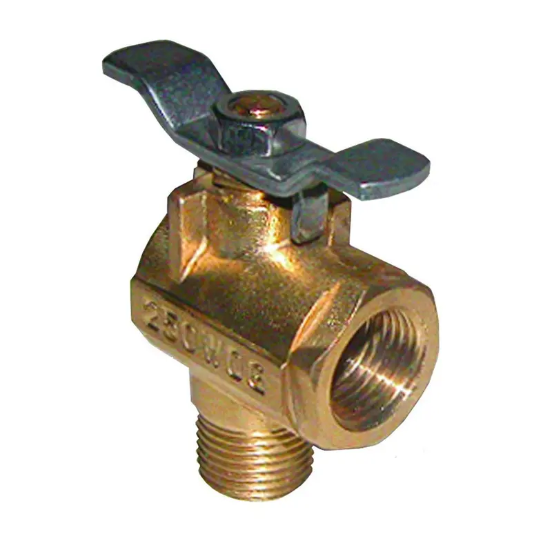 Groco 1/2" Npt 90 Bronze Fuel Valve [Fv-590] 1