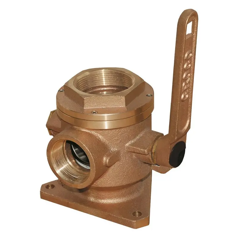 Groco 2-1/2" Safety Seacock W/2" Side Port  [Sbv-2500-P] 1