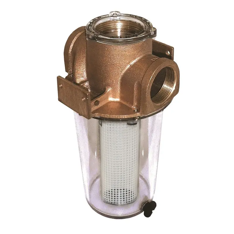 Groco Arg-1250 Series 1-1/4" Raw Water Strainer W/Non-Metallic Plastic Basket [Arg-1250-P] 1