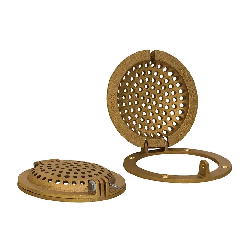 Groco Bronze Round Hull Strainer W/Access Door F/Up To 1" Thru-Hull [Rsc-1000] 1