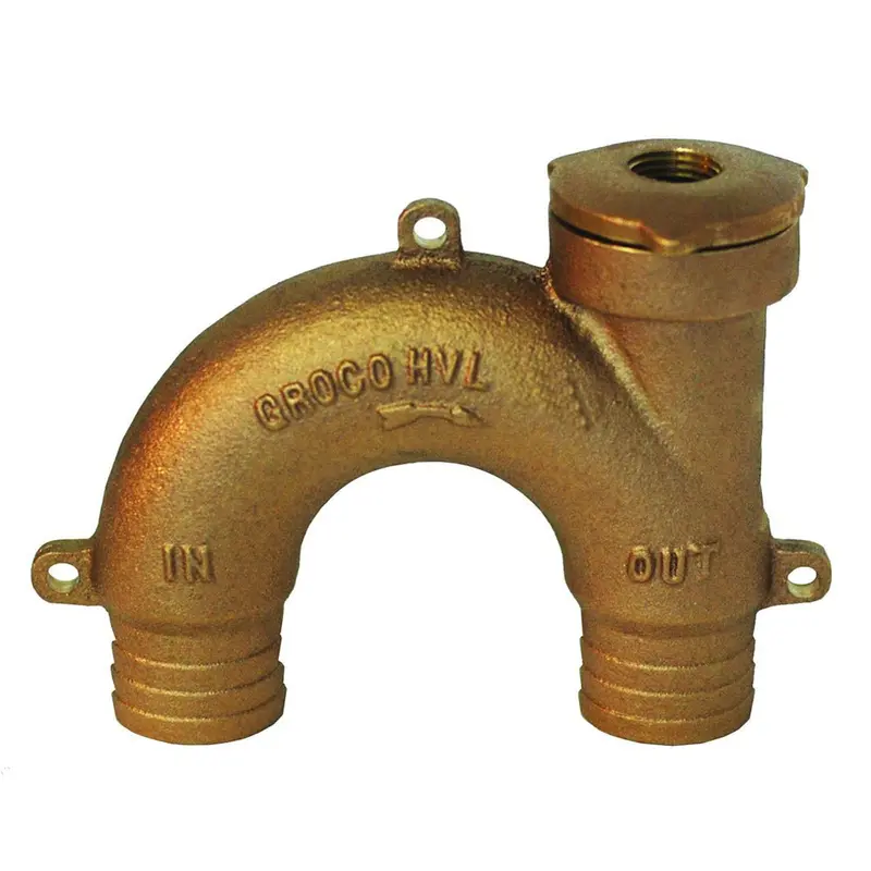 Groco Bronze Vented Loop - 1-1/2" Hose [Hvl-1500] 1