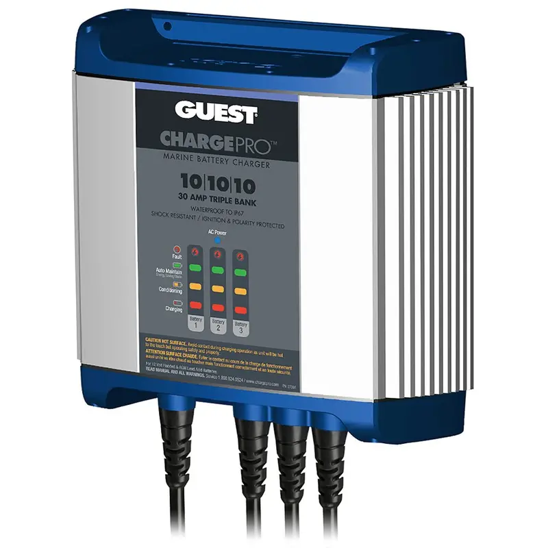 Guest On-Board Battery Charger 30A / 12V - 3 Bank - 120V Input [2731A] 1