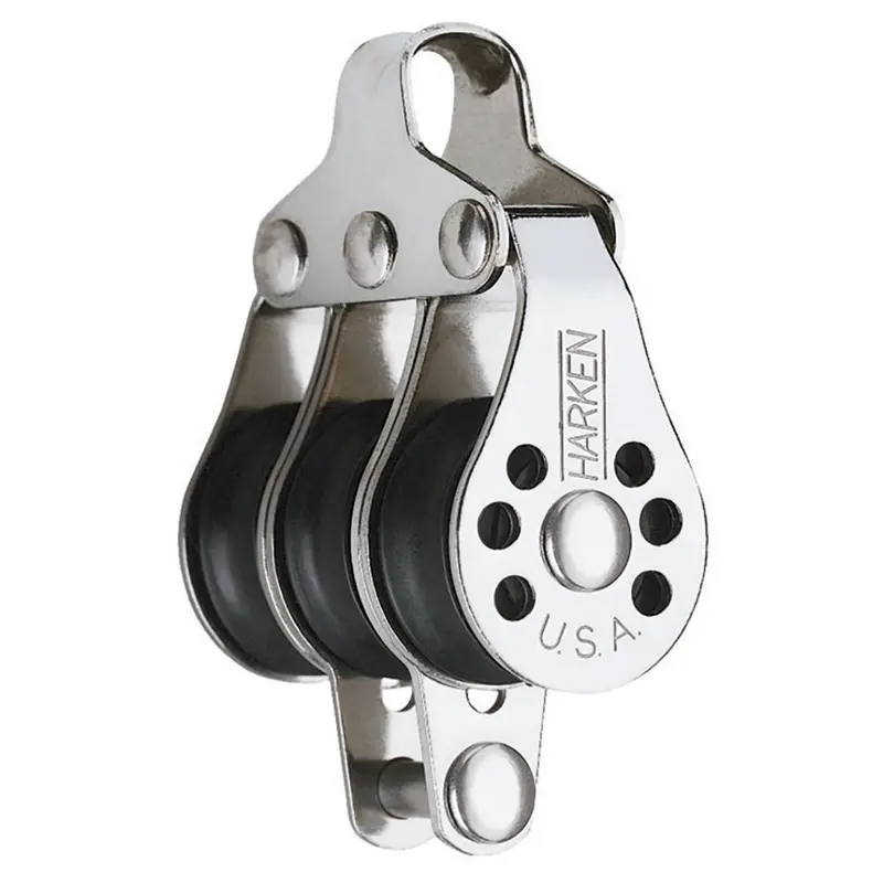 Harken 22Mm Triple Micro Block W/Becket- Fishing [229F] 1