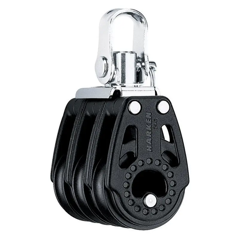Harken 29Mm Triple Carbo Air Block W/Swivel [344] 1