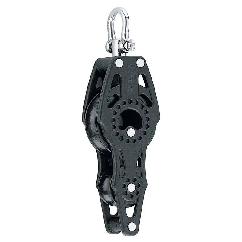 Harken 40Mm Carbo Air Fiddle Block W/Swivel  Becket [2656] 1