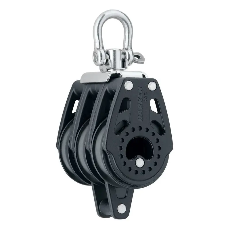 Harken 40Mm Carbo Air Triple Swivel Block W/Becket [2641] 1