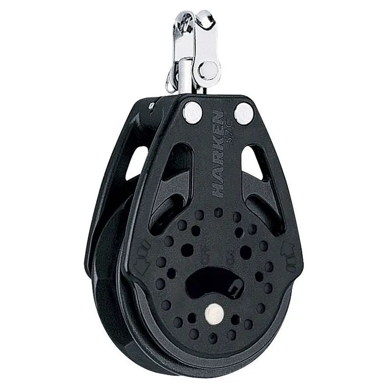 Harken 57Mm Carbo Single Ratchet Block W/Swivel [2135] 1