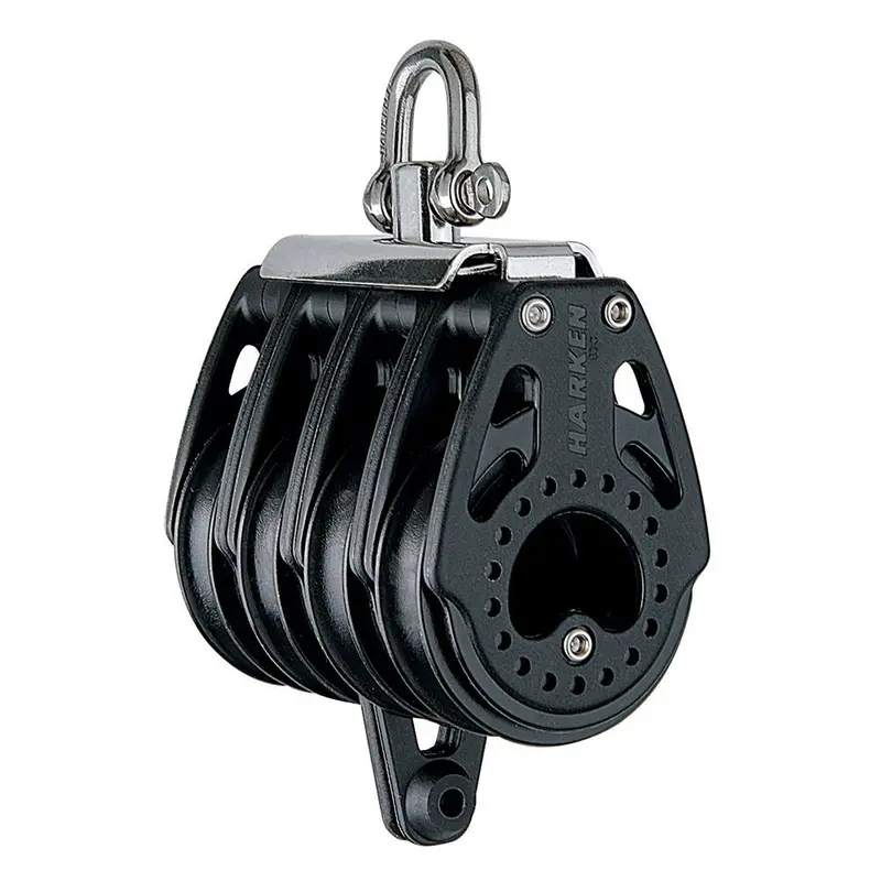Harken 57Mm Quad Block Swivel, Center Becket [Hsb380] 1