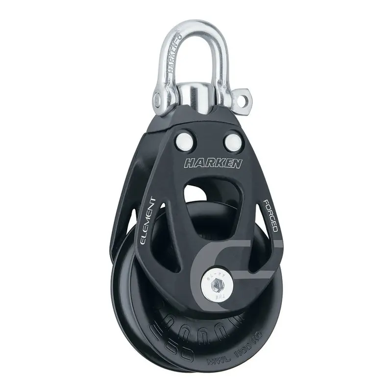 Harken 60Mm Single Aluminum Element Block W/Swivel [6260] 1