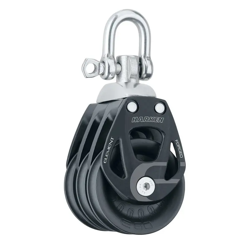 Harken 60Mm Triple Aluminum Element Block W/Swivel [6272] 1