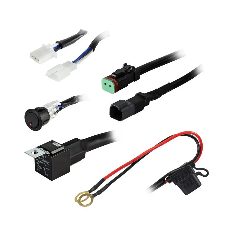 Heise 1 Lamp Dr Wiring Harness  Switch Kit [He-Slwh1] 1