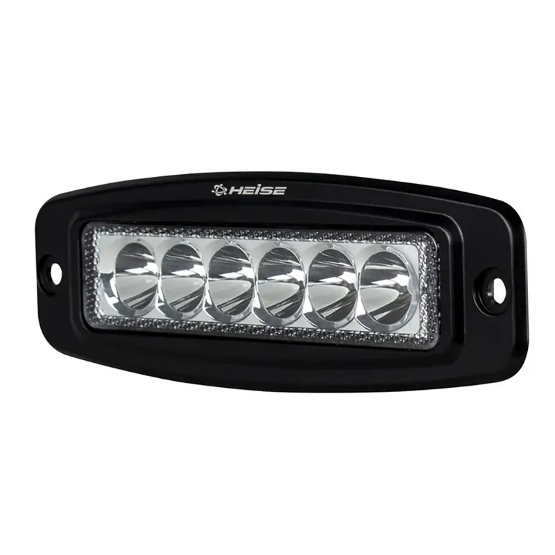 Heise 6 Led Single Row Driving Light - Flush Mount [He-Fmdl1] 1