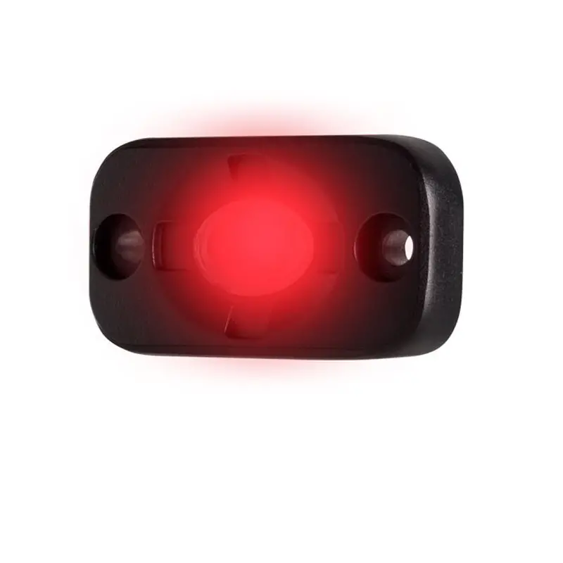 Heise Auxiliary Accent Lighting Pod - 1.5" X 3" - Black/Red [He-Tl1r] 1
