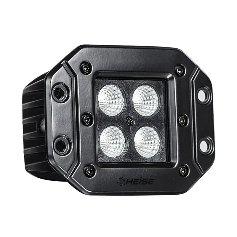 Heise Blackout Led Cube Light - Flush Mount - 3" [He-Bfmcl2] 1