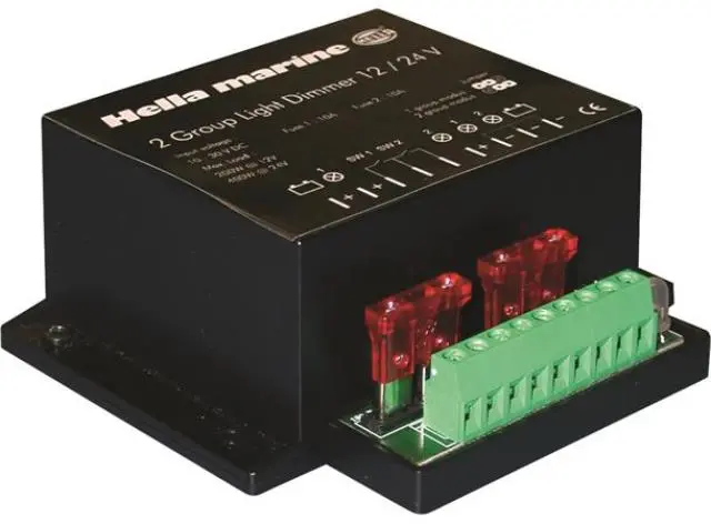 Hella Marine 2 Group Light Dimmer 12/24V 1