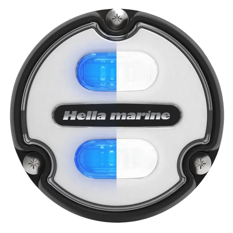 Hella Marine Apelo A1 Blue White Underwater Light - 1800 Lumens - Black Housing - White Lens [016145-011] 1