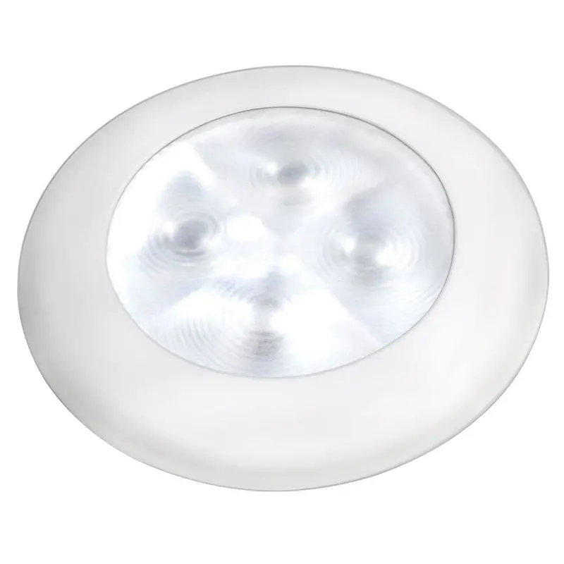Hella Marine Courtesy Light - Warm White W/White Rim [980500741] 1