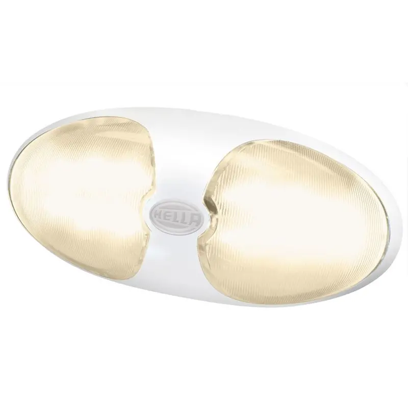 Hella Marine Duraled 12 Interior/Exterior Lamp - Warm White Led - White Housing [959700701] 1