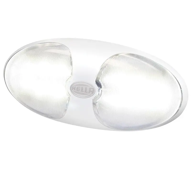 Hella Marine Duraled 12 Interior/Exterior Lamp - White Led - White Housing [959700101] 1