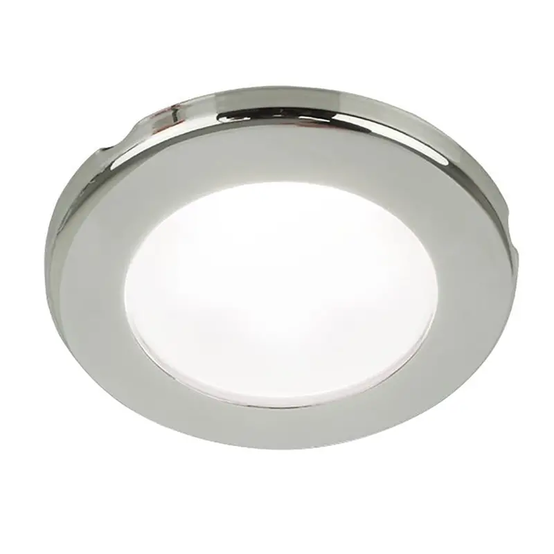 Hella Marine Euroled 75 3" Round Screw Mount Down Light - White Led - Stainless Steel Rim - 12V [958110021] 1