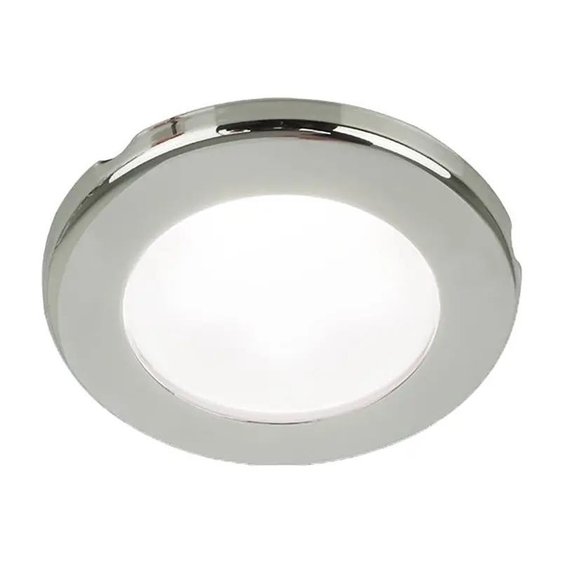 Hella Marine Euroled 75 3" Round Screw Mount Down Light - White Led - Stainless Steel Rim - 24V [958110121] 1