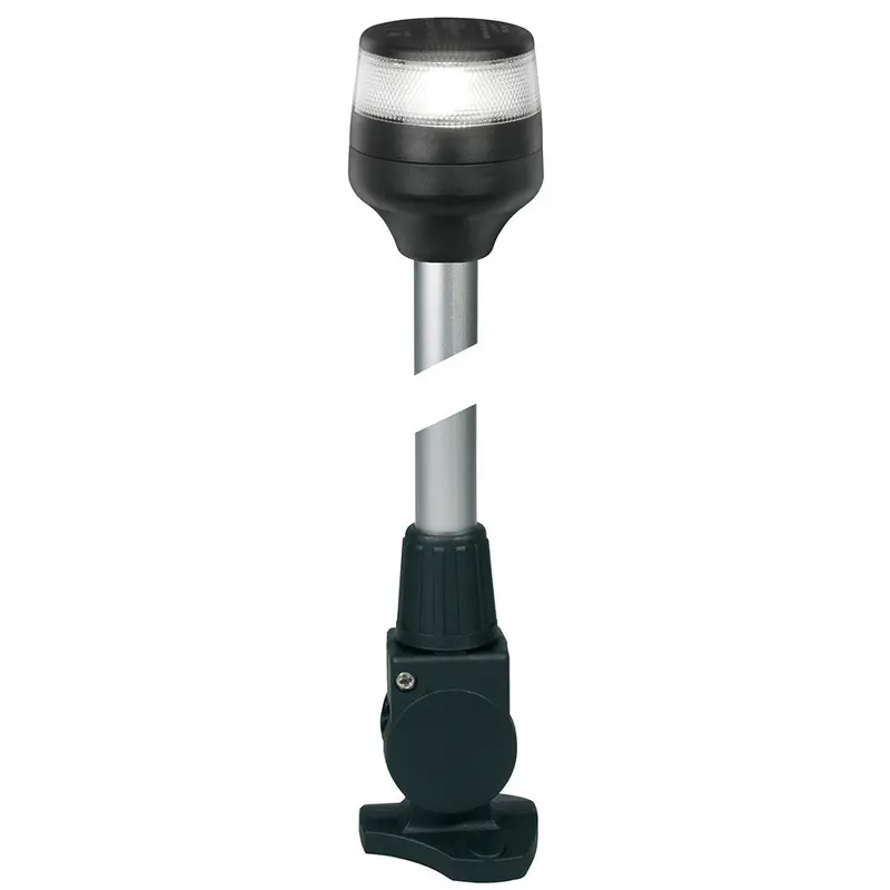 Hella Marine Naviled 360 Compact All Round Lamp - 2Nm - 12" Fold Down Base - Black [980960301] 1