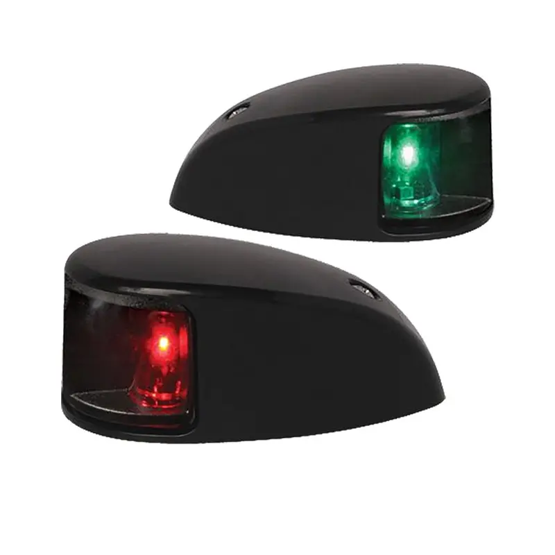 Hella Marine Naviled Deck Mount Port & Starboard Pair - 2Nm - Clear Lens/Black Housing [980620901] 1