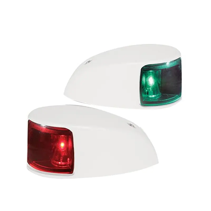 Hella Marine Naviled Deck Mount Port & Starboard Pair - 2Nm - Colored Lens/White Housing [980620811] 1