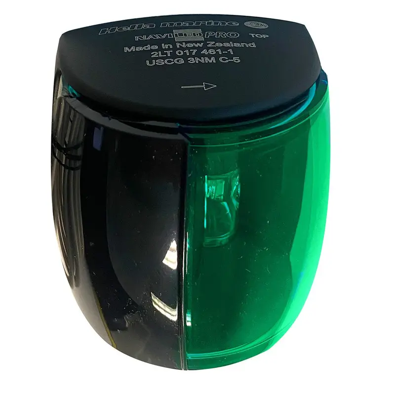 Hella Marine Naviled Pro Starboard Navigation Lamp - Black - 3Nm  [017461101] 1